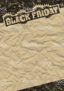 Black Friday poster (kraft paper Ver.)23