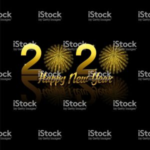 Golden color fireworks [New Year Celebration]4