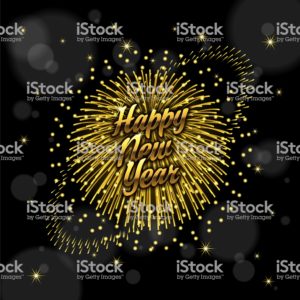 Golden color fireworks [New Year Celebration]5